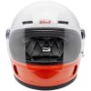 Integralhjälm Gringo SV Gloss Orange Röd Vit BILTWELL – miniatyr 11