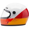 Integralhjälm Gringo SV Gloss Orange Röd Vit BILTWELL – miniatyr 3