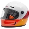 Integralhjälm Gringo SV Gloss Orange Röd Vit BILTWELL – miniatyr 4