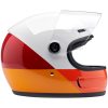 Integralhjälm Gringo SV Gloss Orange Röd Vit BILTWELL – miniatyr 7