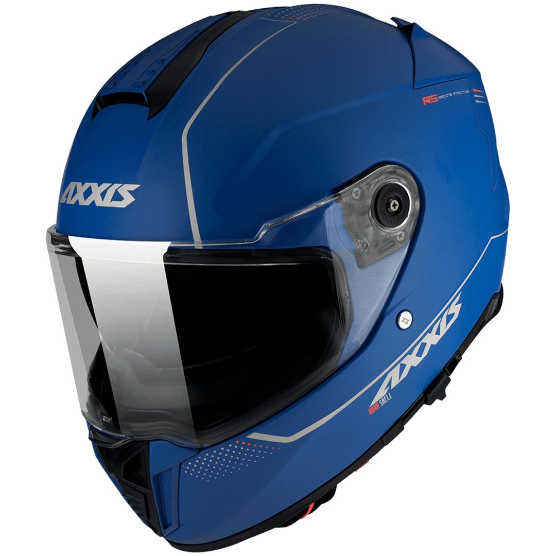 Integralhjälm Hawk Mattblå AXXIS XS