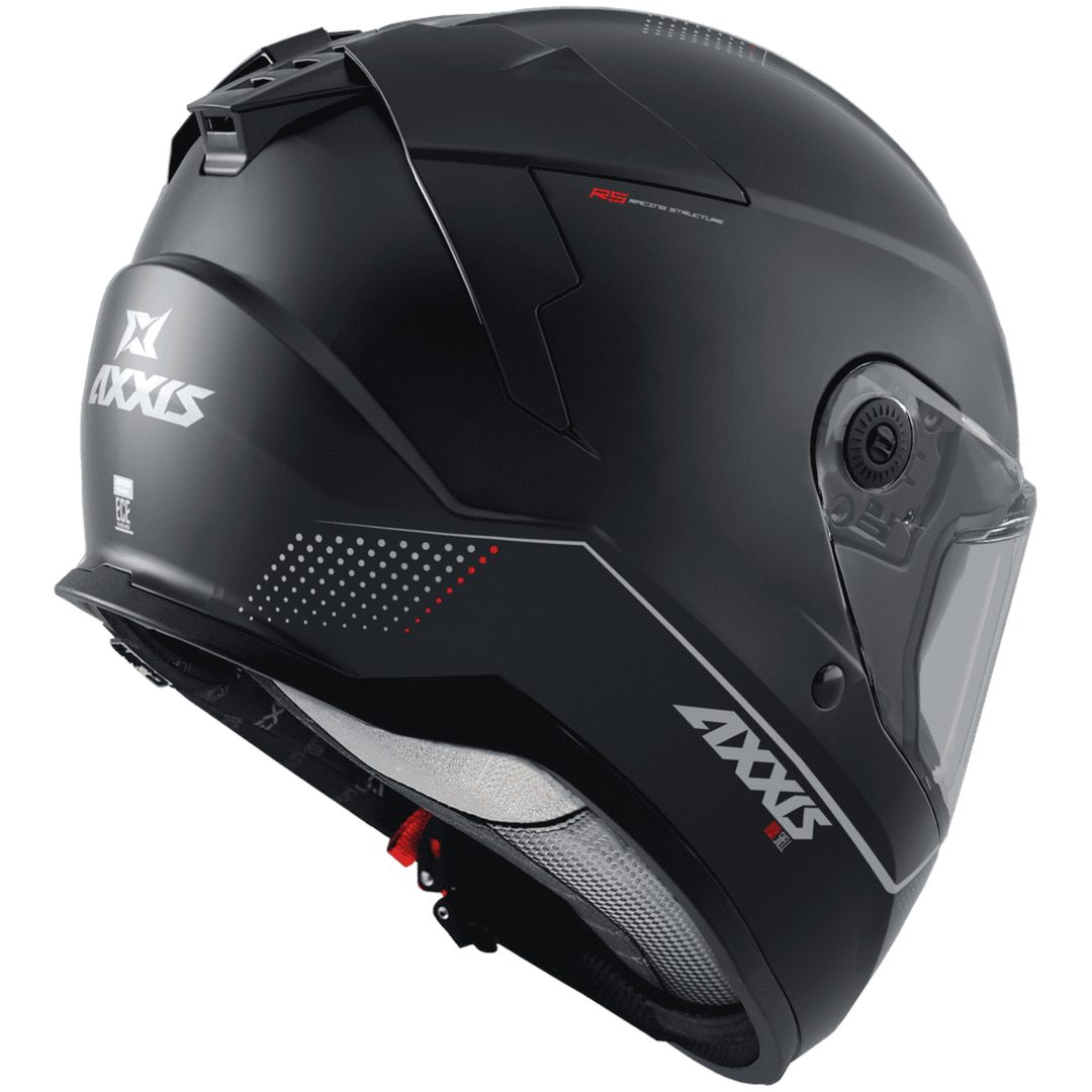 Integralhjälm Hawk Mattsvart AXXIS XS – bild 2