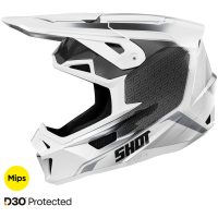 Integralhjälm Lite Challenger D3O MIPS Svart Vit Shot
