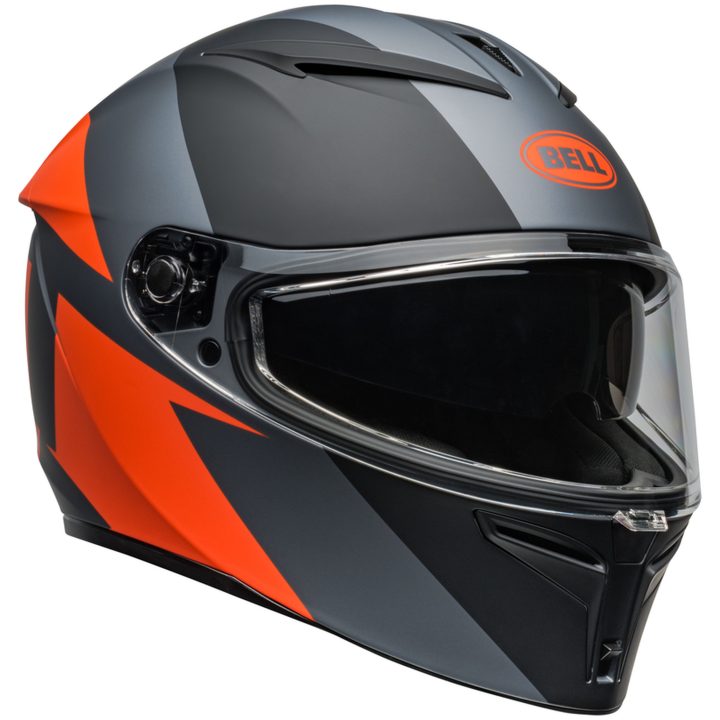 Integralhjälm Lithium Skärmatte Grå/orange BELL s – bild 2