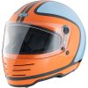 Integralhjälm M62 Hondo Orange Blå Simpson – miniatyr 1