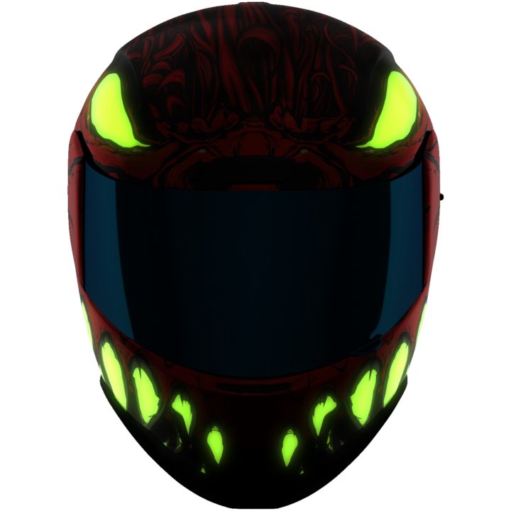 Integralhjälm Manik'rr Röd ICON Röd – bild 11