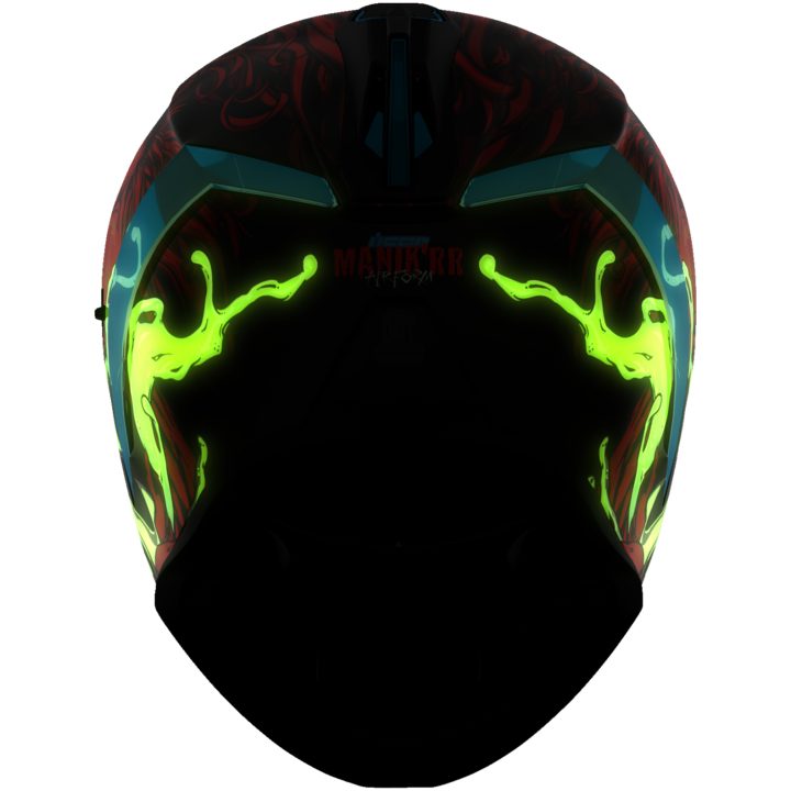 Integralhjälm Manik'rr Röd ICON Röd – bild 9