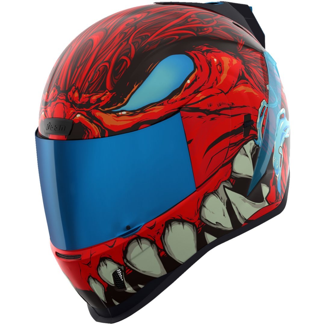 Integralhjälm Manik'rr Röd ICON Röd