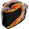 Integralhjälm N60-6 Sport Svart Röd Orange Gul NOLAN XS – miniatyr 1