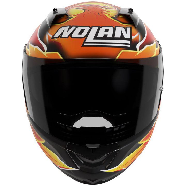 Integralhjälm N60-6 Sport Svart Röd Orange Gul NOLAN XS – bild 3