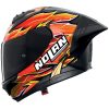 Integralhjälm N60-6 Sport Svart Röd Orange Gul NOLAN XS – miniatyr 2