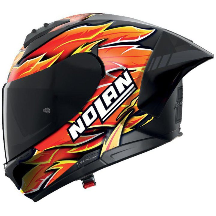 Integralhjälm N60-6 Sport Svart Röd Orange Gul NOLAN XS – bild 2