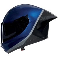 Integralhjälm N60-6 Sport Verniciatura Speciale Djupblå Svart Silver NOLAN