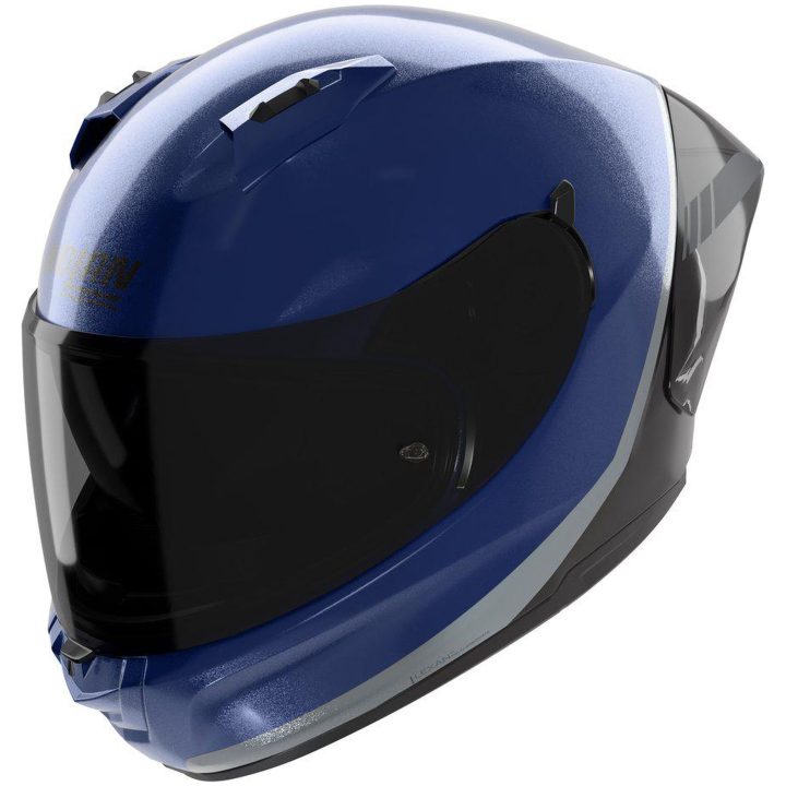 Integralhjälm N60-6 Sport Verniciatura Speciale Djupblå Svart Silver NOLAN s – bild 3