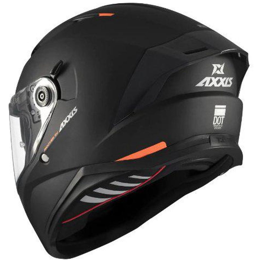 Integralhjälm Panther Mattsvart AXXIS XS – bild 2