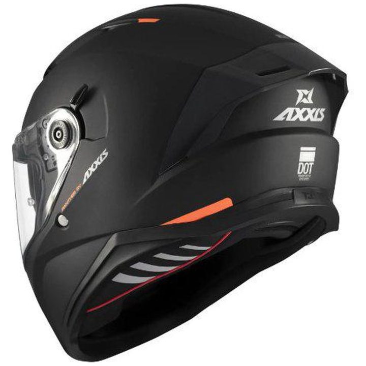 Integralhjälm Panther Mattsvart AXXIS XS – bild 2