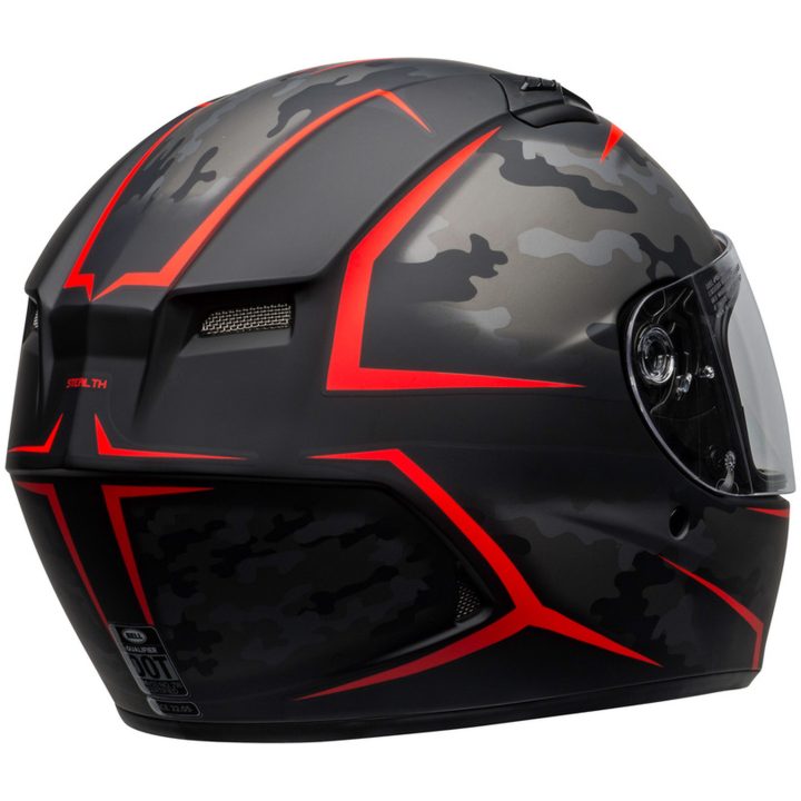Integralhjälm Qualifier Stealth Camo Röd Bell Large – bild 6
