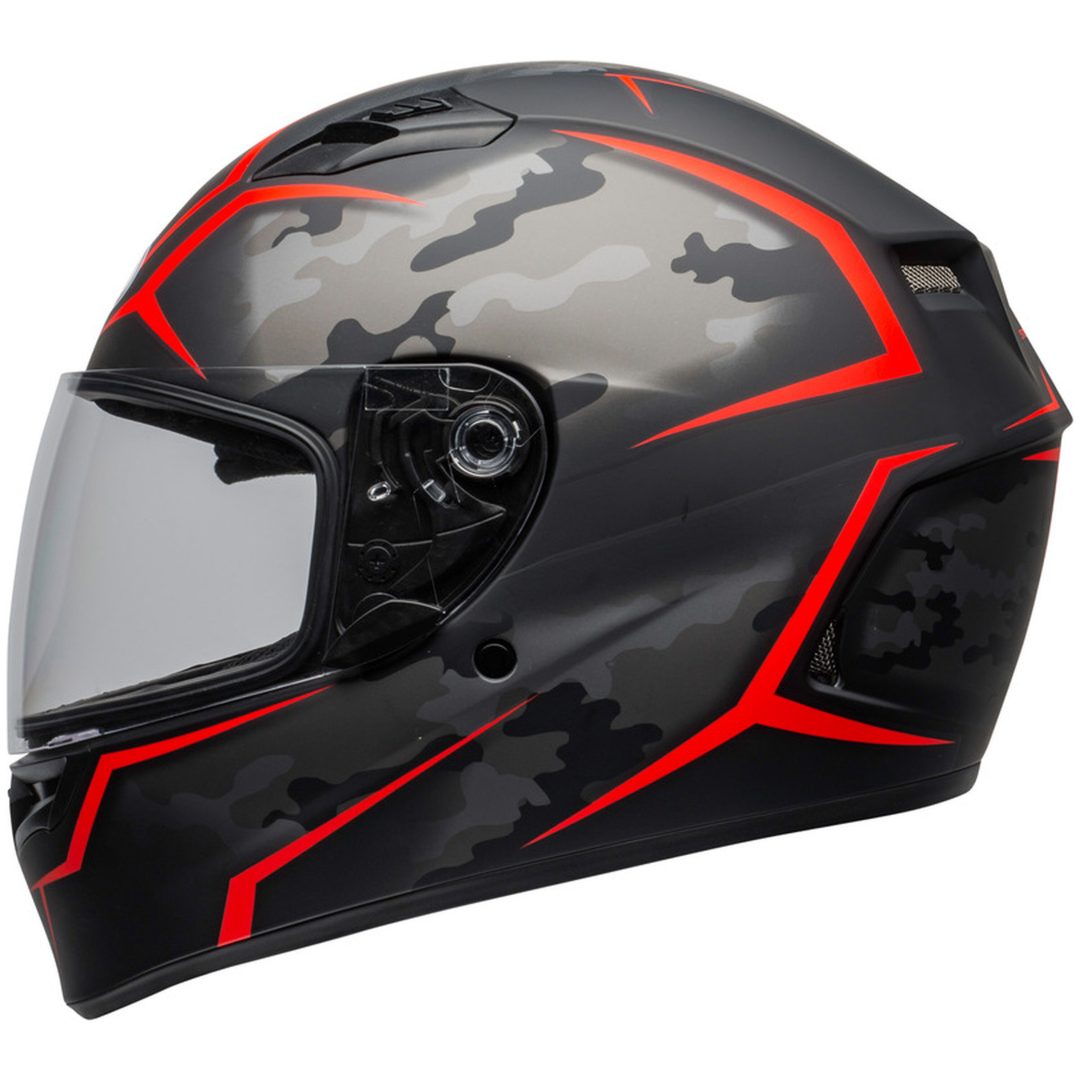 Integralhjälm Qualifier Stealth Camo Röd Bell Large – bild 5