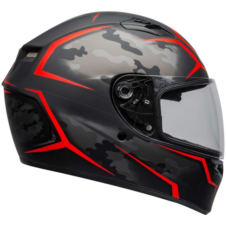 Integralhjälm Qualifier Stealth Camo Röd Bell Large – bild 2