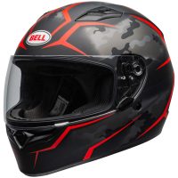Integralhjälm Qualifier Stealth Camo Röd Bell