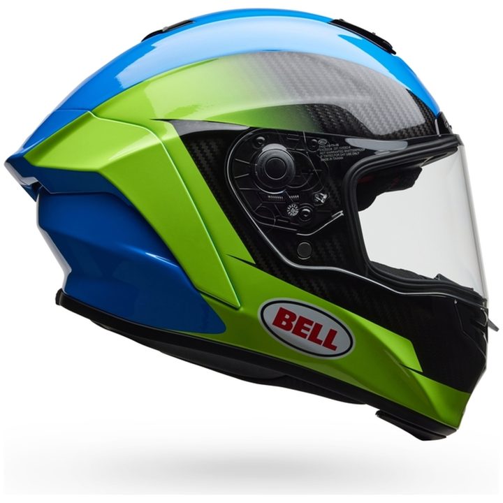 Integralhjälm Race Star Dlx Flex Corsa Blå/gul BELL XL – bild 2
