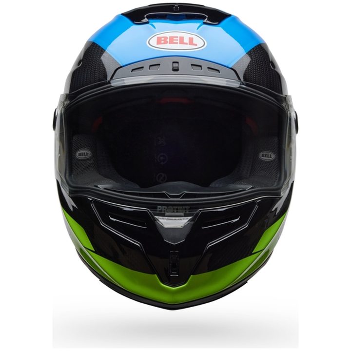 Integralhjälm Race Star Dlx Flex Corsa Blå/gul BELL XL – bild 3