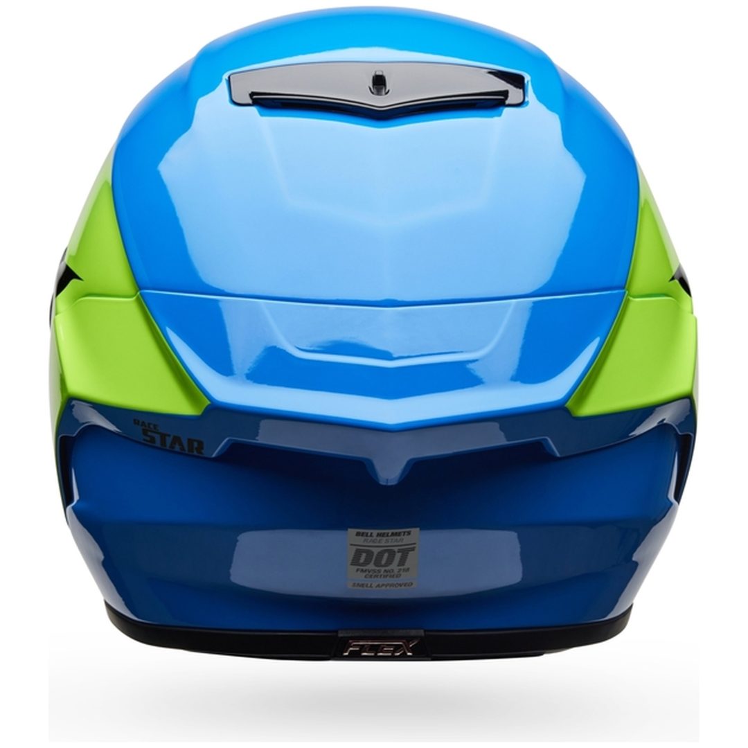 Integralhjälm Race Star Dlx Flex Corsa Blå/gul BELL XL – bild 4