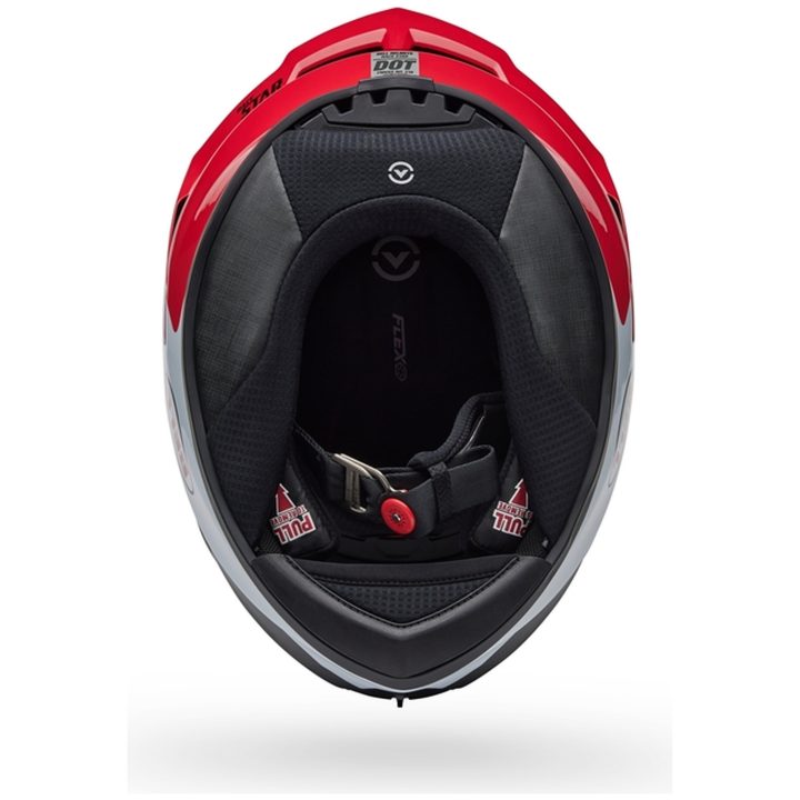 Integralhjälm Race Star Dlx Flex Corsa Röd/vit BELL M – bild 5