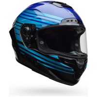 Integralhjälm Race Star Dlx Flex Dash Glans Blå/svart BELL