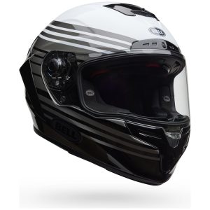 Integralhjälm Race Star Dlx Flex Dash Glans Vit/svart BELL