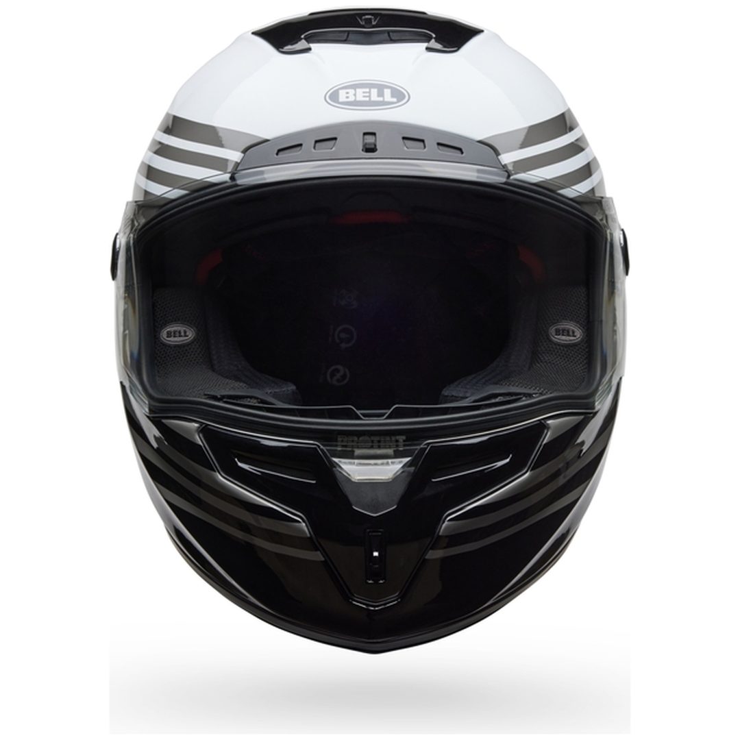 Integralhjälm Race Star Dlx Flex Dash Glans Vit/svart BELL s – bild 2