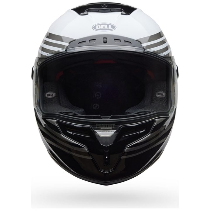 Integralhjälm Race Star Dlx Flex Dash Glans Vit/svart BELL s – bild 2