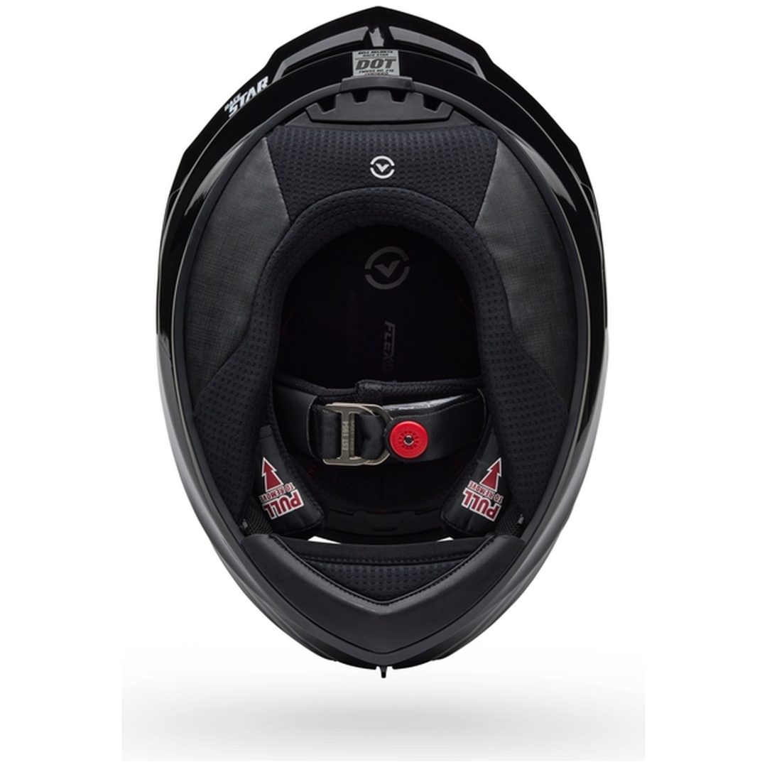 Integralhjälm Race Star Dlx Flex Dash Glans Vit/svart BELL s – bild 5