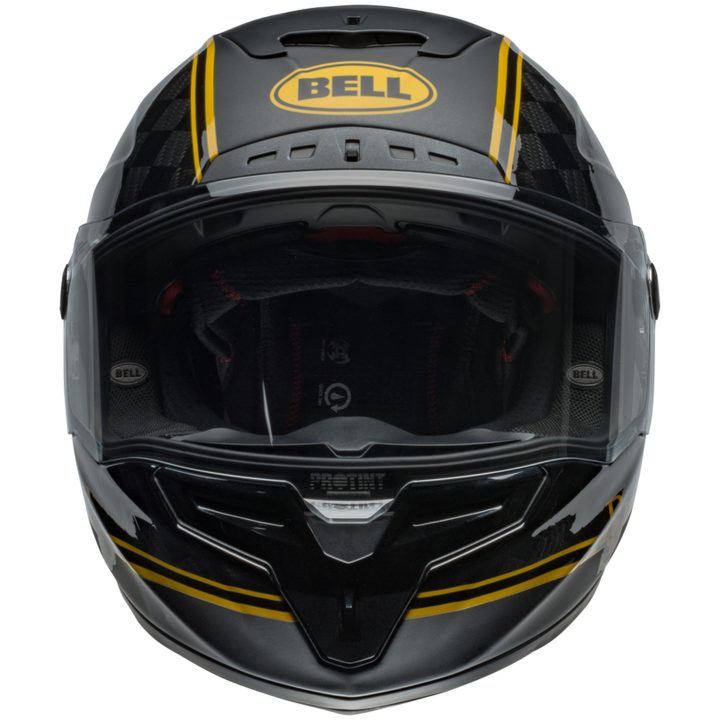 Integralhjälm Race Star Dlx Flex Rsd Player Matt Glans Svart/guld BELL s – bild 8