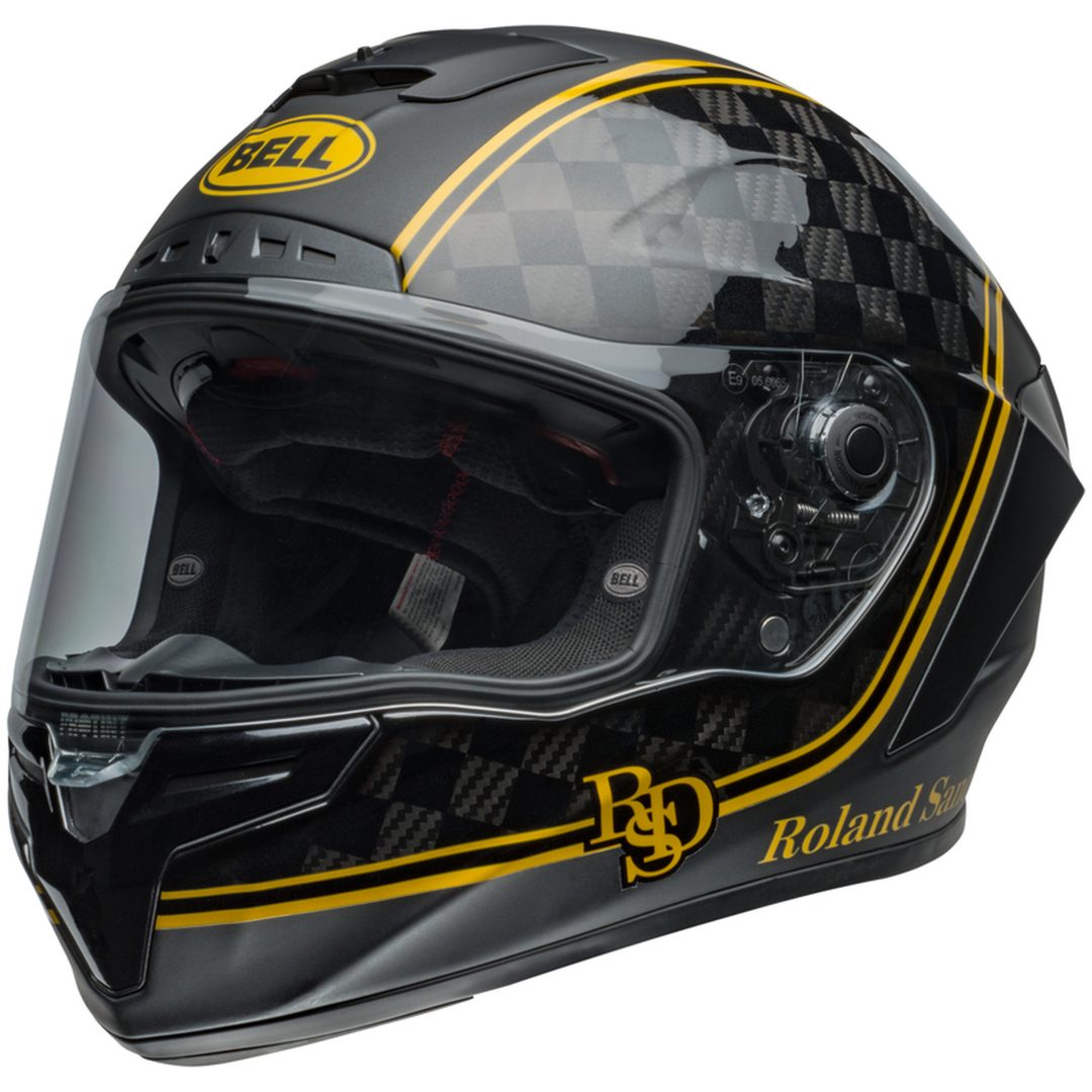 Integralhjälm Race Star Dlx Flex Rsd Player Matt Glans Svart/guld BELL s
