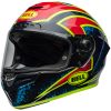 Integralhjälm Race Star Dlx Flex Xenon Glans Blå/röd/silver BELL s – miniatyr 1