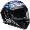 Integralhjälm Race Star Dlx Flex Xenon Glans Orion Svart/blå BELL s – miniatyr 2
