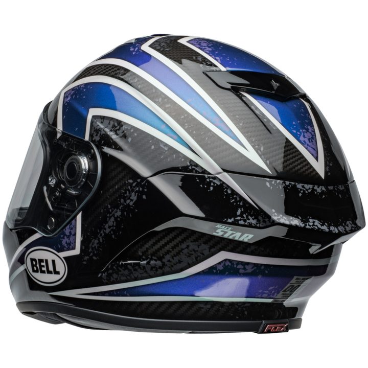 Integralhjälm Race Star Dlx Flex Xenon Glans Orion Svart/blå BELL s – bild 4