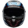 Integralhjälm Race Star Dlx Flex Xenon Glans Röd/silver/svart/neongul BELL s – miniatyr 3