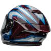 Integralhjälm Race Star Dlx Flex Xenon Glans Röd/silver/svart/neongul BELL s – miniatyr 4