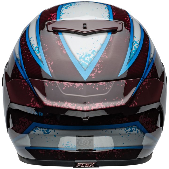 Integralhjälm Race Star Dlx Flex Xenon Glans Röd/silver/svart/neongul BELL s – bild 5