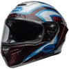 Integralhjälm Race Star Dlx Flex Xenon Glans Röd/silver/svart/neongul BELL s – miniatyr 1