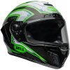 Integralhjälm Race Star Dlx Flex Xenon Glans Svart/kryptonite Grön BELL s – miniatyr 2