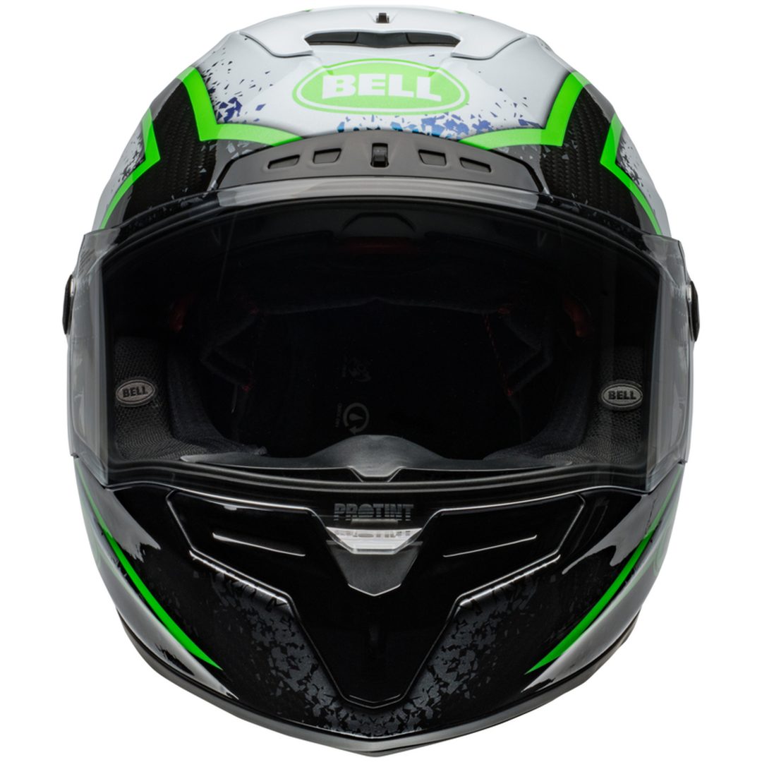Integralhjälm Race Star Dlx Flex Xenon Glans Svart/kryptonite Grön BELL s – bild 3