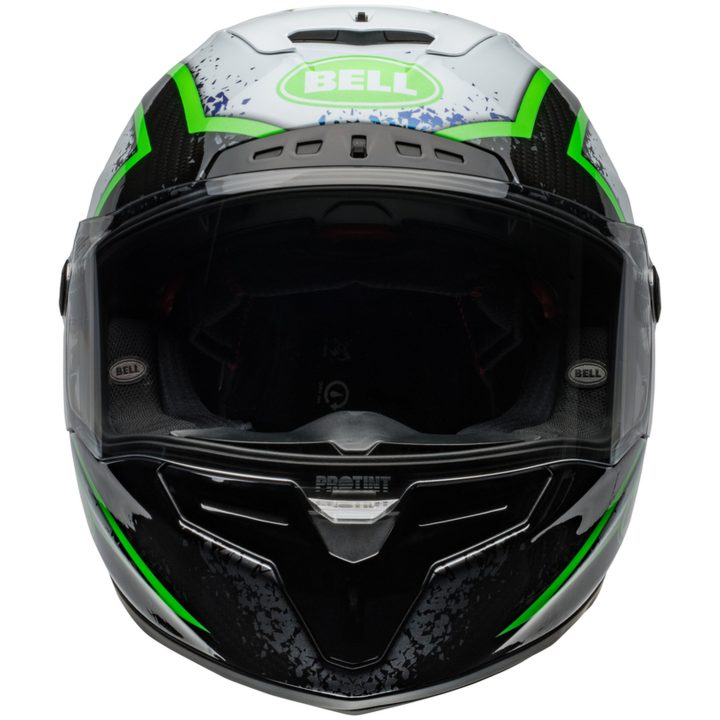 Integralhjälm Race Star Dlx Flex Xenon Glans Svart/kryptonite Grön BELL s – bild 3