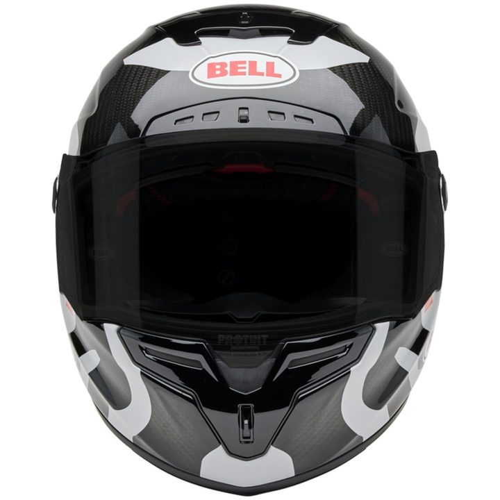 Integralhjälm Race Star Dlx Hello Cousteau Equidae Matt Glans Svart/grå/vit BELL Small – bild 3