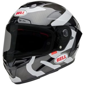 Integralhjälm Race Star Dlx Hello Cousteau Equidae Matt Glans Svart/grå/vit BELL