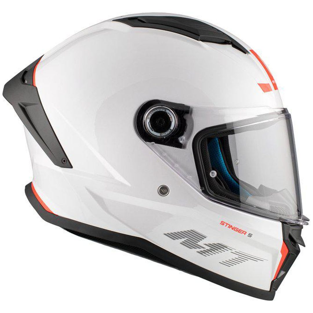 Integralhjälm Stinger 2 Pärlvit MT XS – bild 5