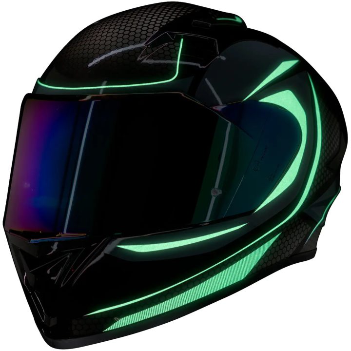 Integralhjälm Talon Nighthawk Svart Grå Vit Z1R – bild 2