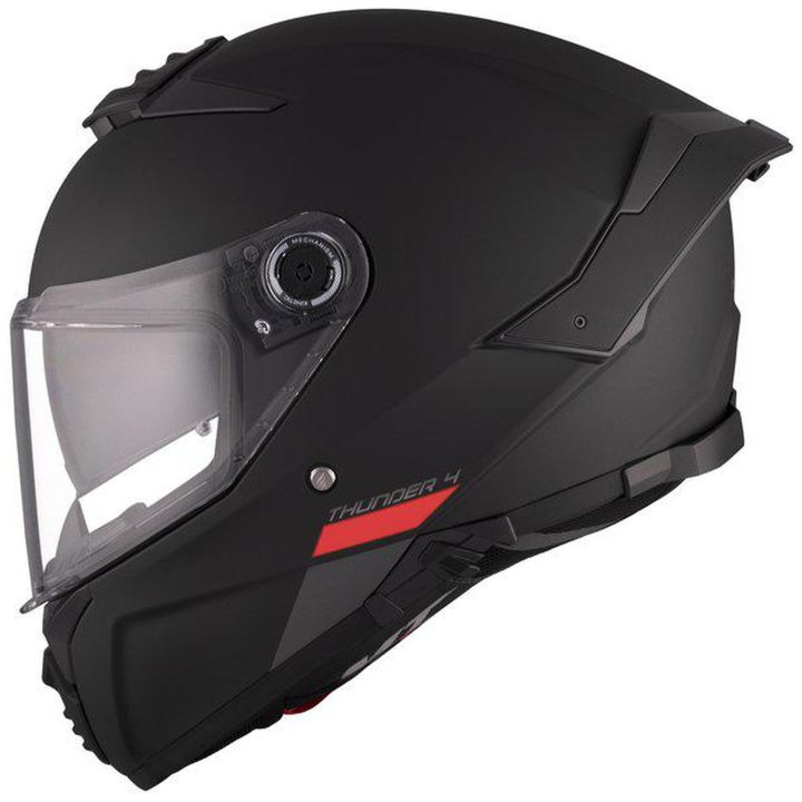 Integralhjälm Thunder 4 SV Solid Svart Matt MT XS – bild 2